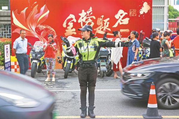 全城协同组成“护考阵线”
